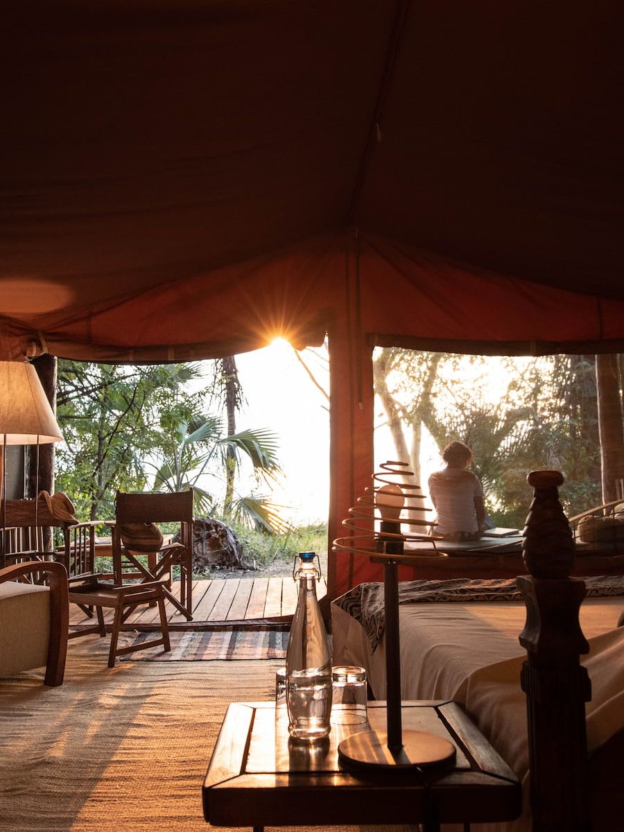 Wohnbereich im Kisima Ngeda Tented Camp