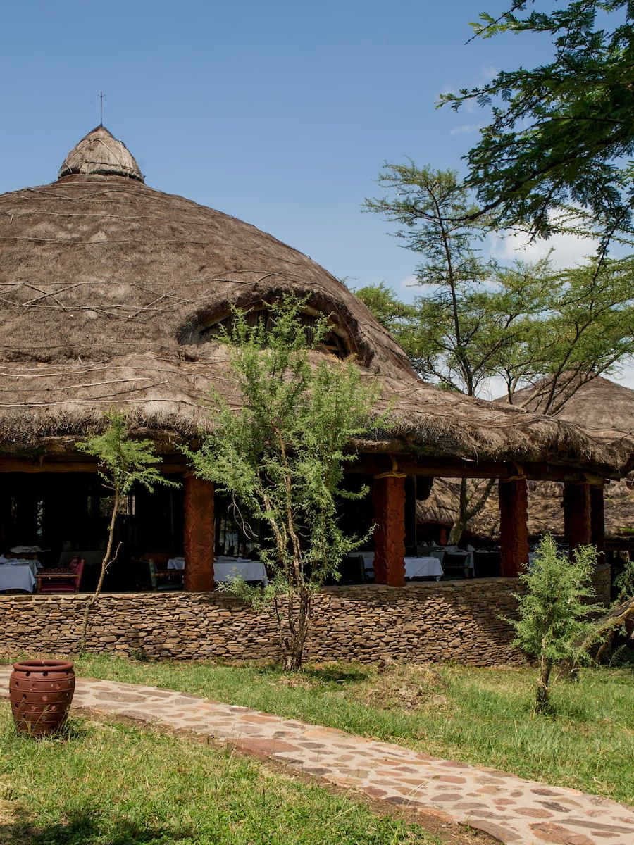 Restaurant der Serengeti Serena Safari Lodge