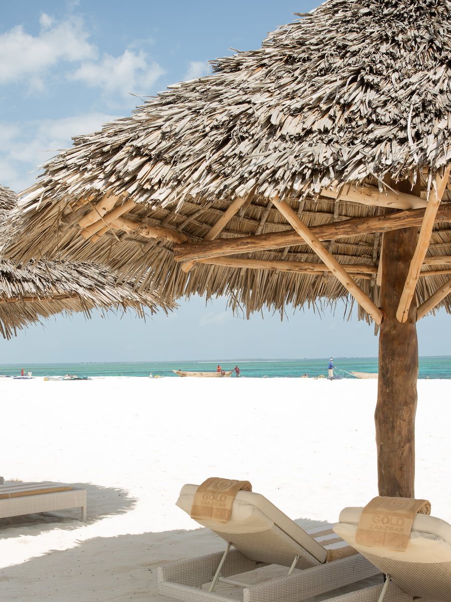 Strandbereich des Gold Zanzibar Beach House & Spa