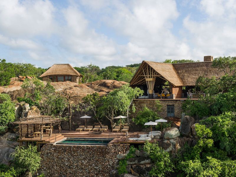 Entspannen auf einer schönen Unterkunft während der Relax-Safari in Tansania