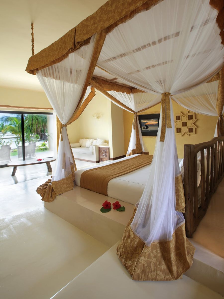 Schlafzimmer im Gold Zanzibar Beach House & Spa