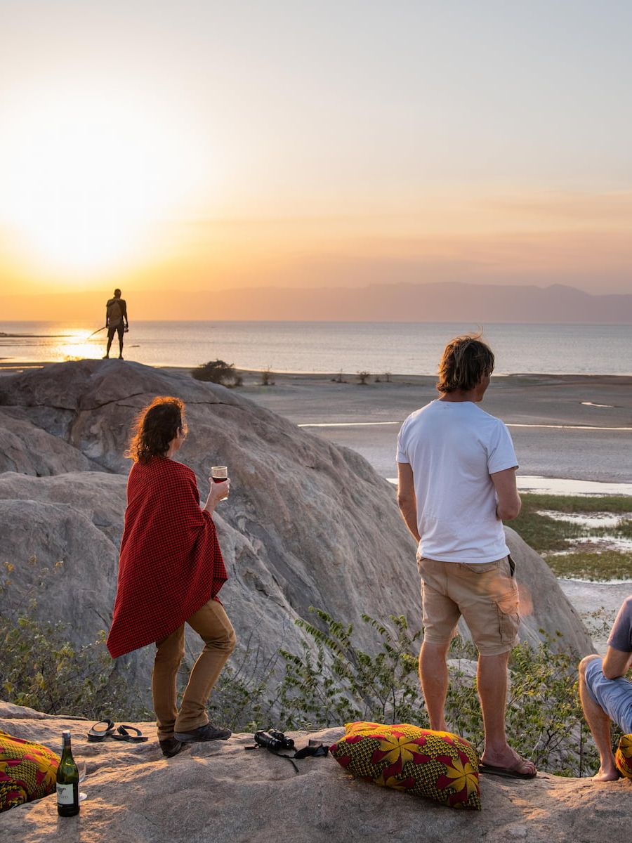 Sonnenuntergang im Kisima Ngeda Tented Camp