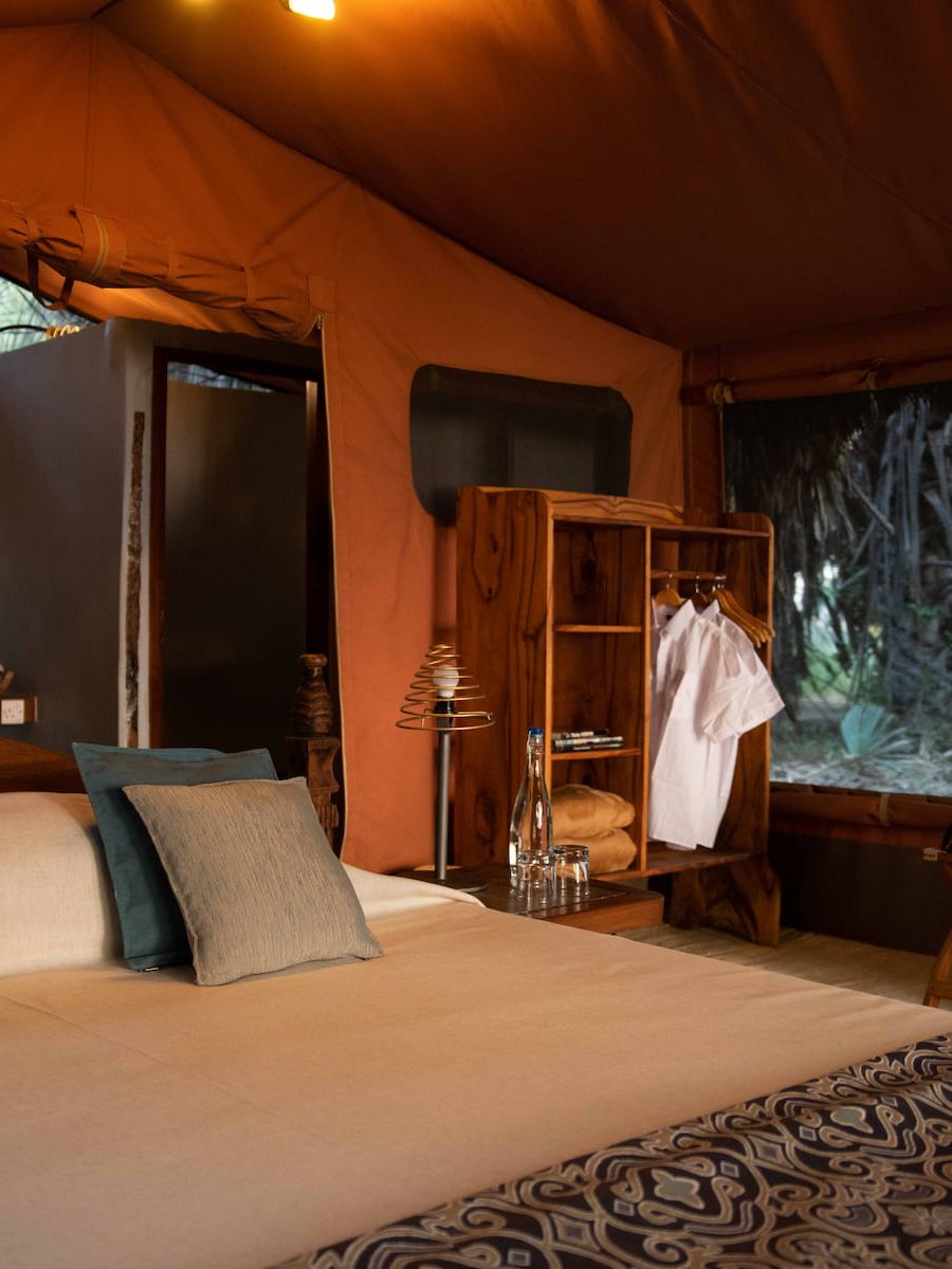 Schlafbereich im Kisima Ngeda Tented Camp