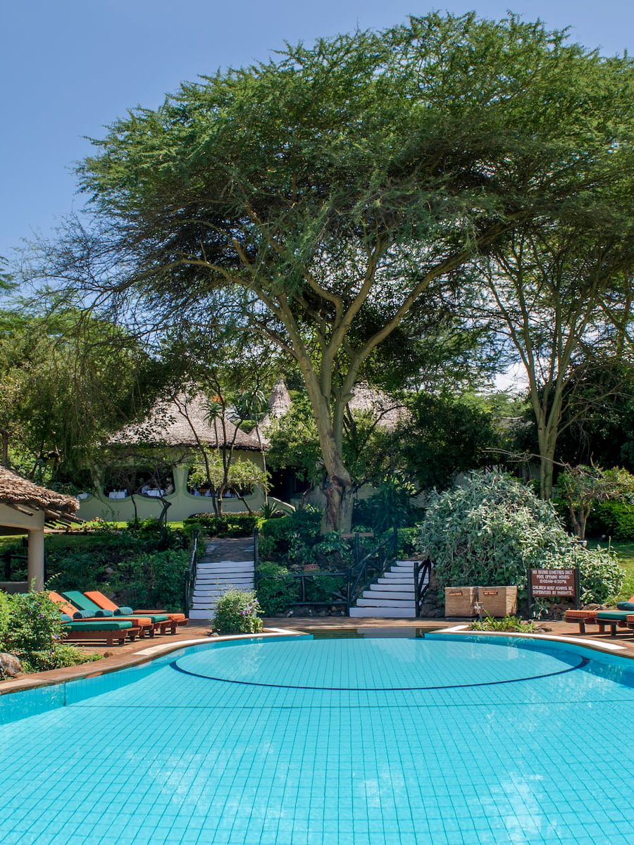 Poolanlage der Lake Manyara Serena Safari Lodge