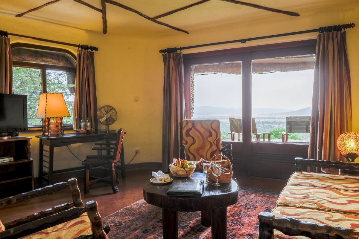 Zimmer der Serengeti Serena Safari Lodge