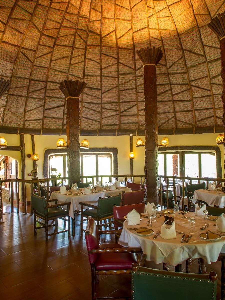 Essbereich der Serengeti Serena Safari Lodge