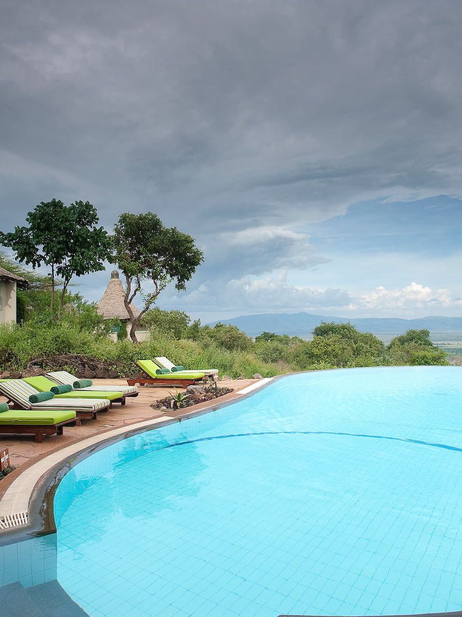 Poolanlage der Lake Manyara Serena Safari Lodge