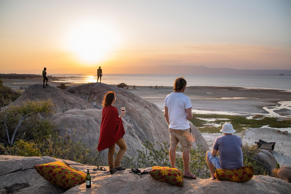 Sonnenuntergang im Kisima Ngeda Tented Camp