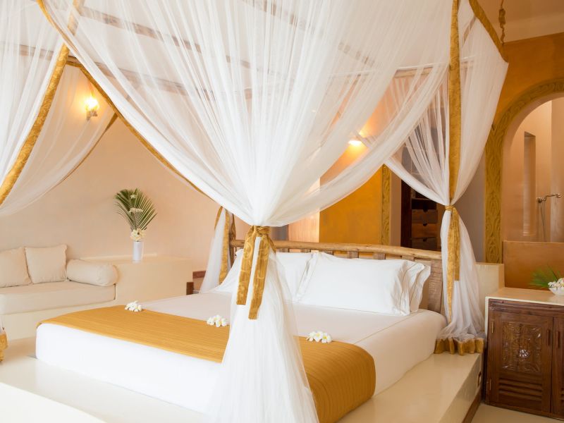 Schlafzimmer im Gold Zanzibar Beach House & Spa